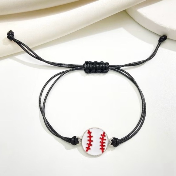Jewelry - NEW - adjustable baseball bracelet, baseball lover gift